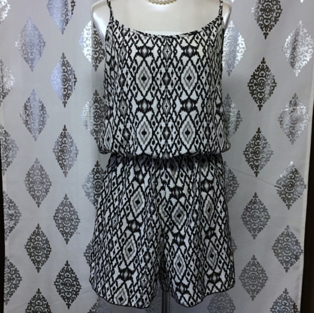 Love Crazy Aztec Print Romper